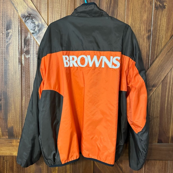 NFL Cleveland Browns Reversible Starter Jacket Coat XL - Picture 4 of 10